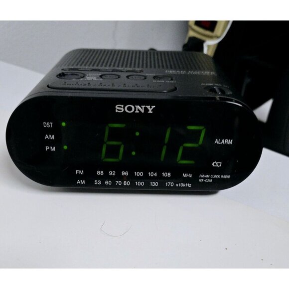 ICF-C218 Other - Sony Dream Machine Clock Radio Alarm ICF-C218 Black Works